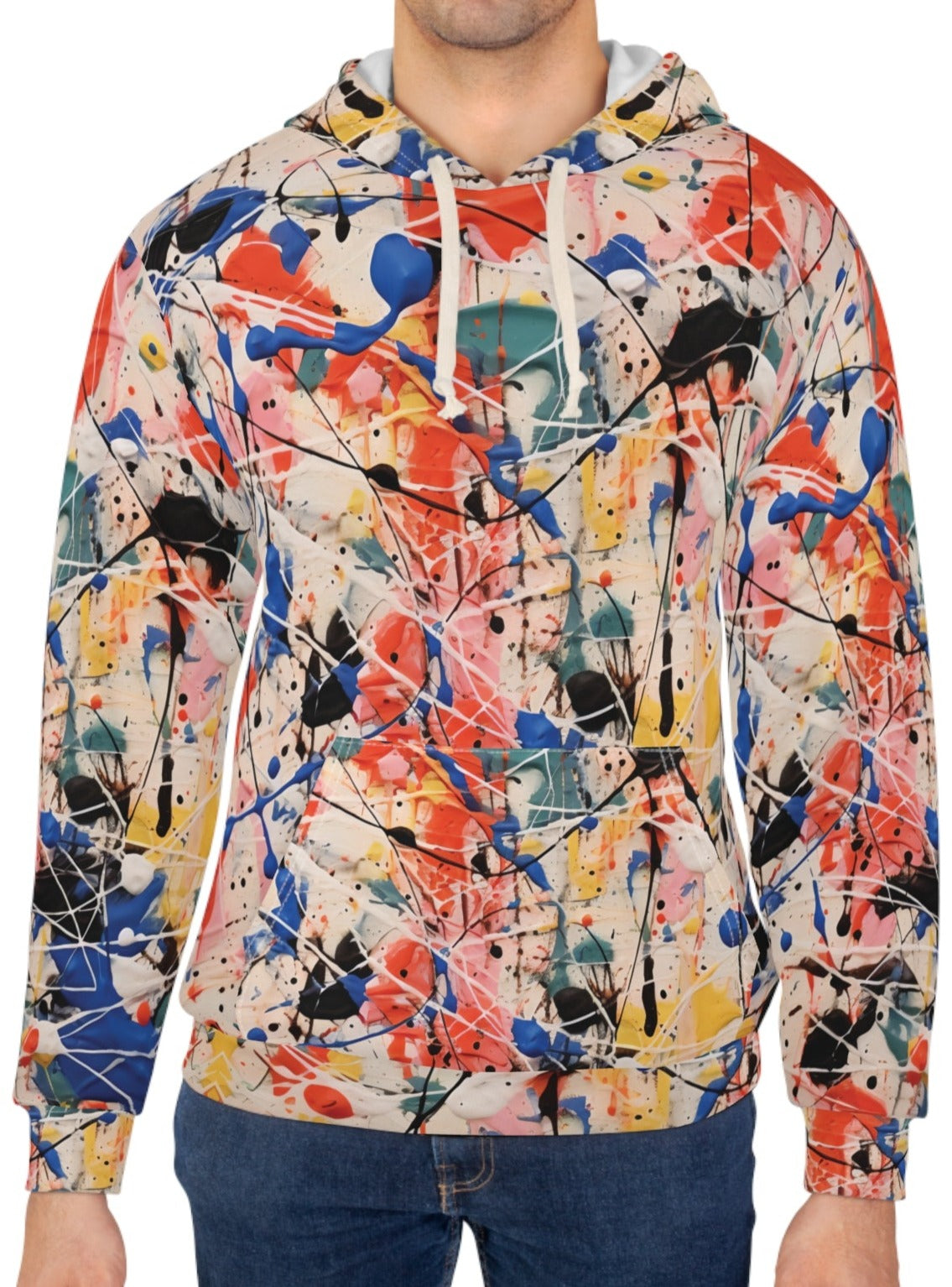 Abstract Jackson Pollock Inspired Hoodie