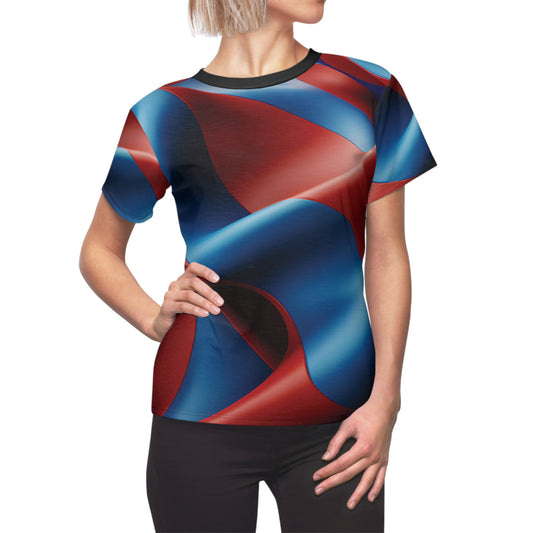 Red and Blue New Wave T-Shirt