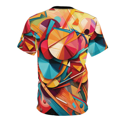 Abstract Colorful Geometrical Artwork T-Shirt