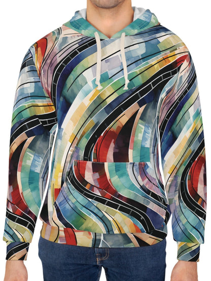 Artistic Crazy Paint Pattern Hoodie