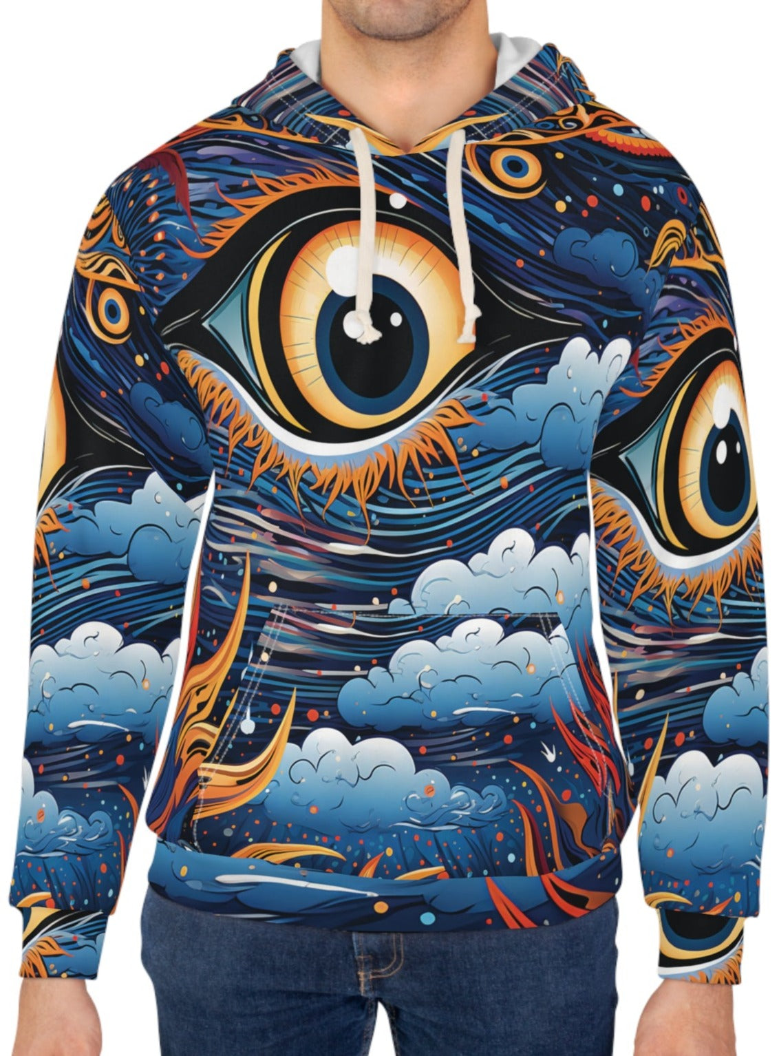 Cloudy Windy Eyes Hoodie