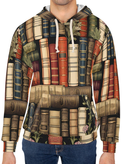 Vintage Bookshelf Hoodie