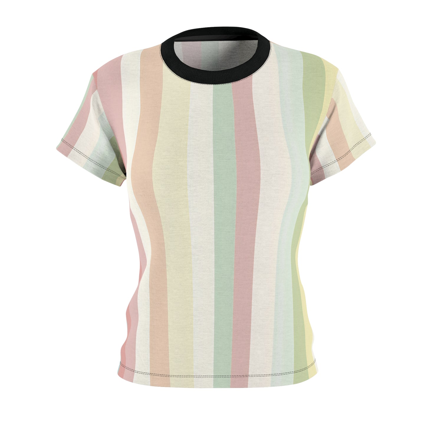 Pastel Vertical Stripes T-Shirt