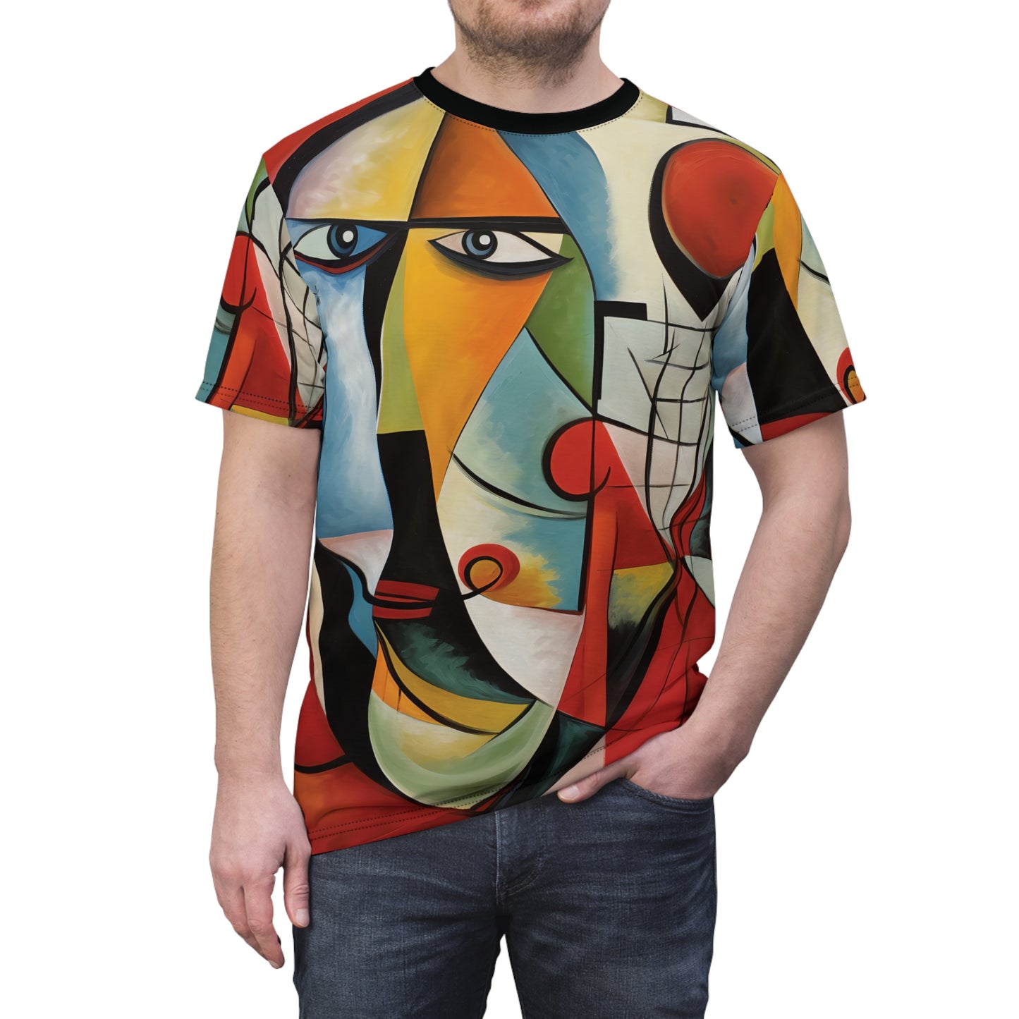 Cubist Pablo Picasso Inspired T-Shirt