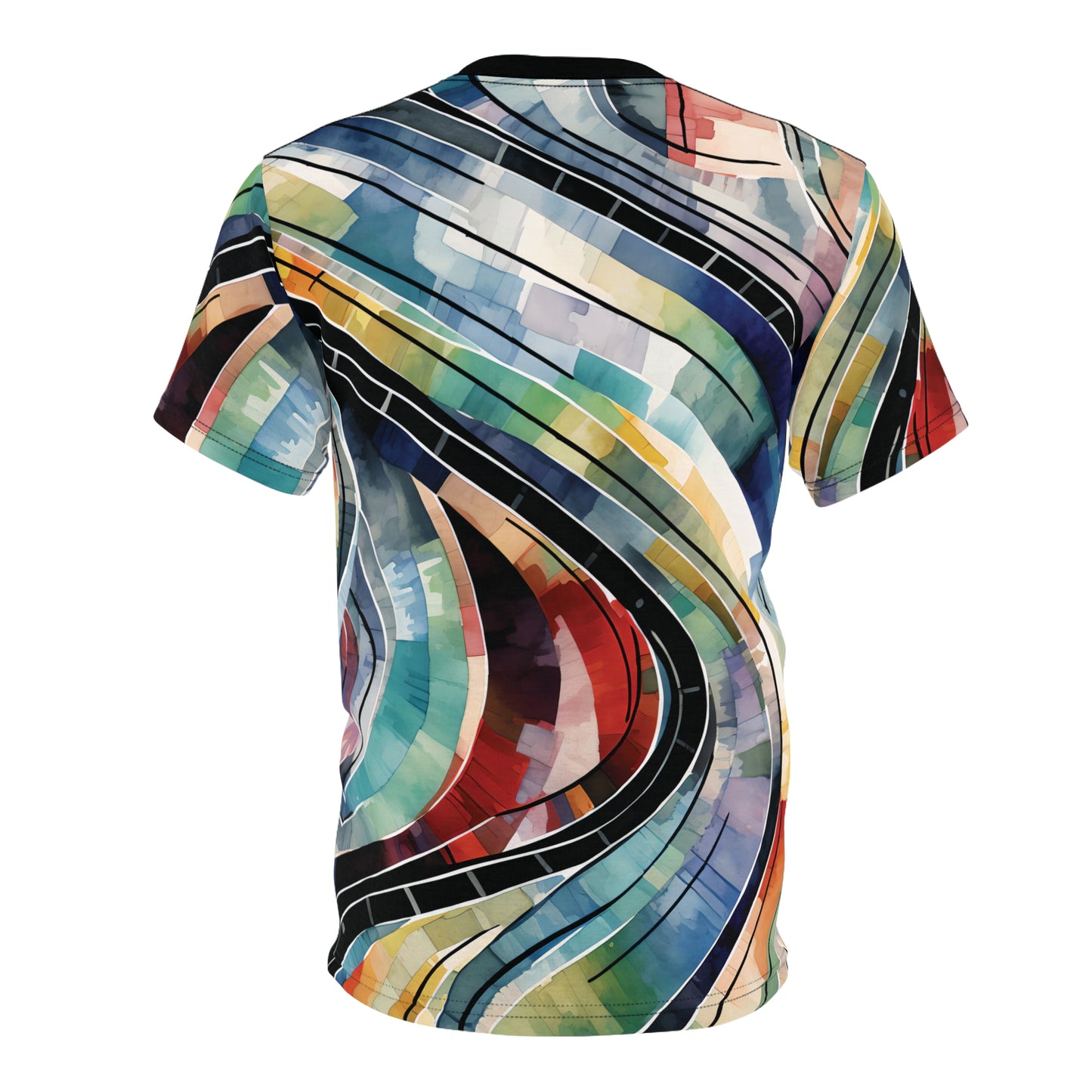 Artistic Crazy Paint Pattern T-Shirt