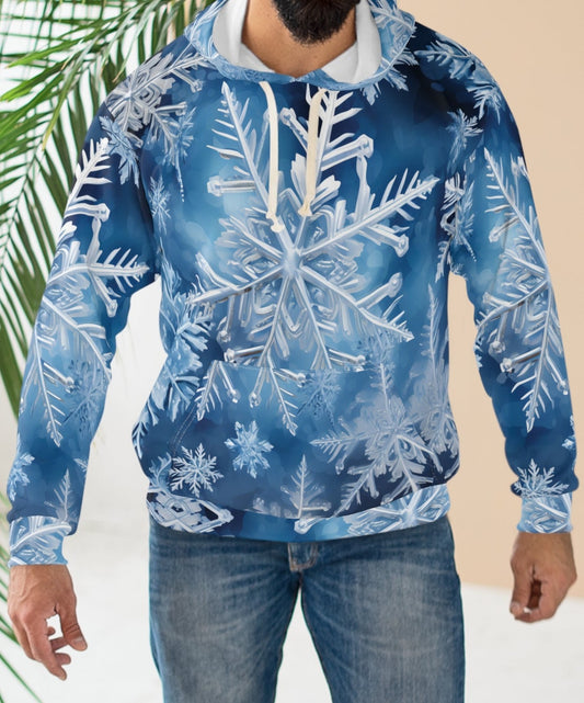 Frosty Snowflake Not Only For Christmas Hoodie