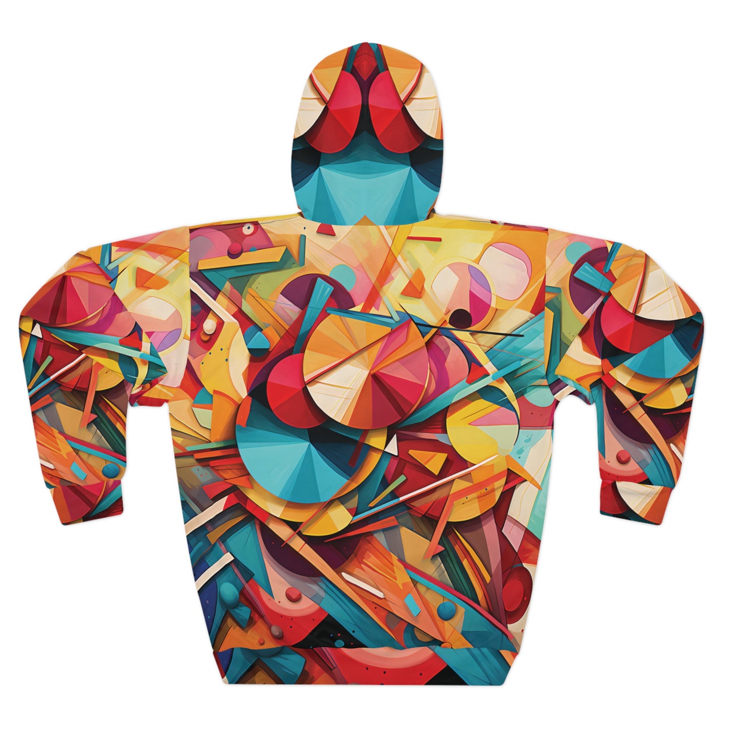 Abstract Colorful Geometrical Artwork Hoodie