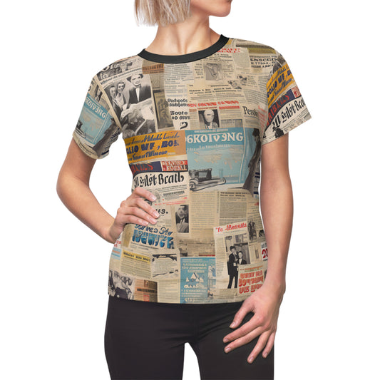 Vintage Newspaper T-Shirt