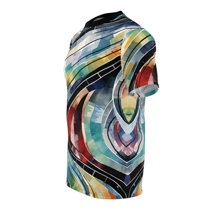 Artistic Crazy Paint Pattern T-Shirt