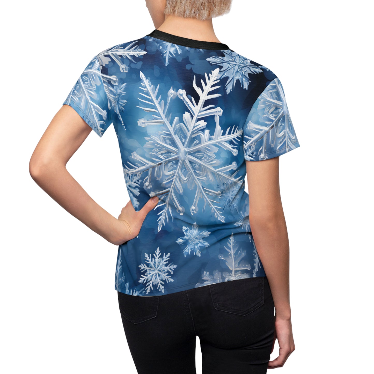 Frosty Snowflake Not Only For Christmas T-Shirt