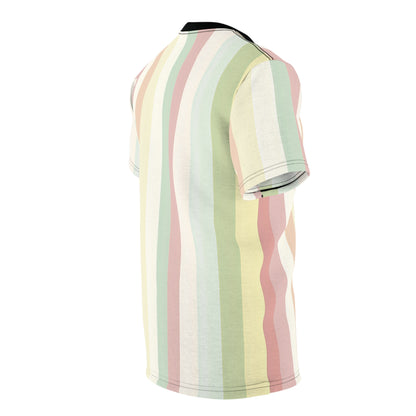 Pastel Vertical Stripes T-Shirt