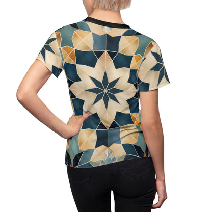 Moroccan Tile and Carpet Fusion T-Shirt