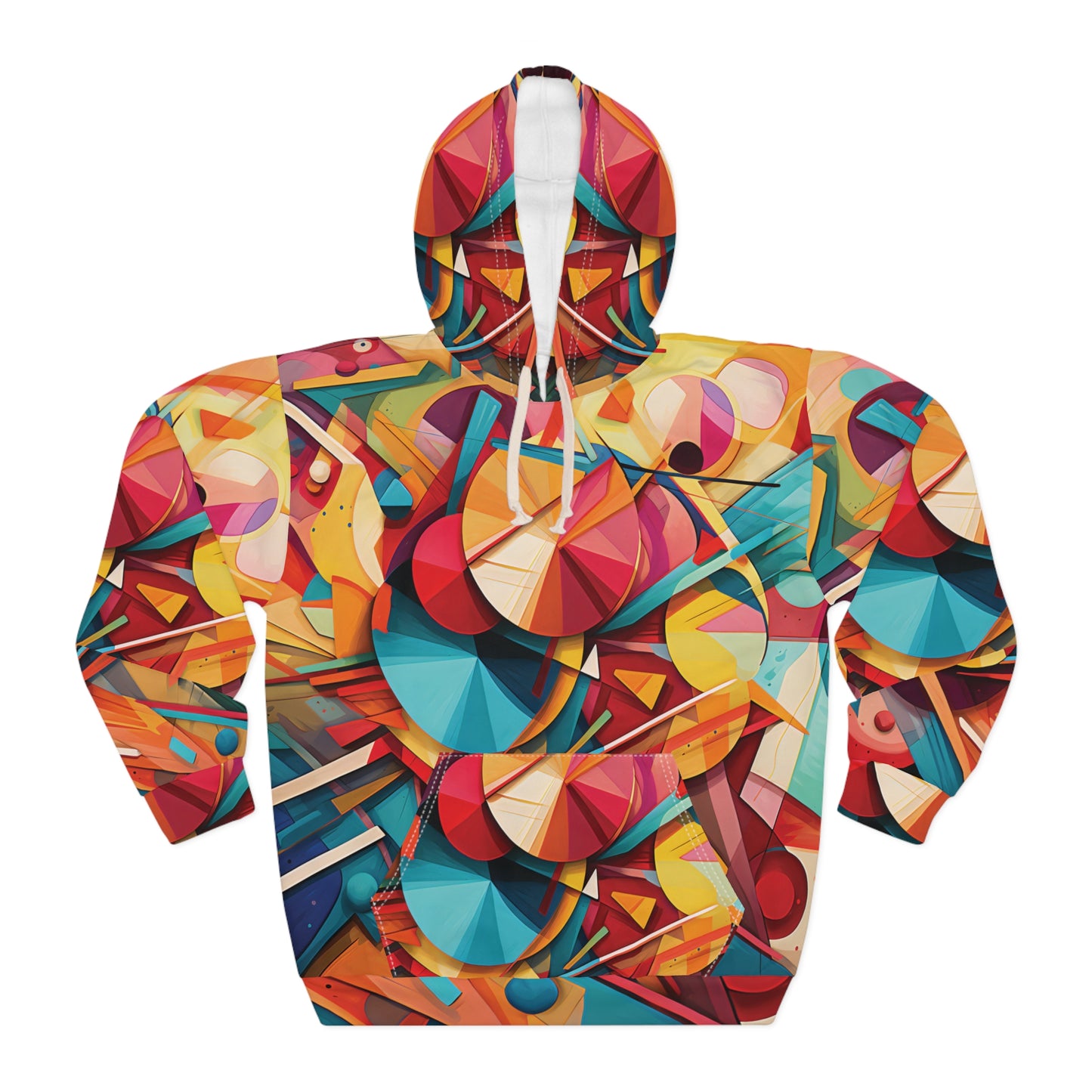 Abstract Colorful Geometrical Artwork Hoodie