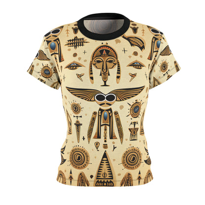 Egyptian and Aztec Hieroglyphics Fusion T-Shirt