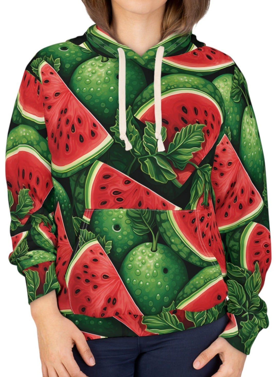 Juicy Red Watermelon Hoodie