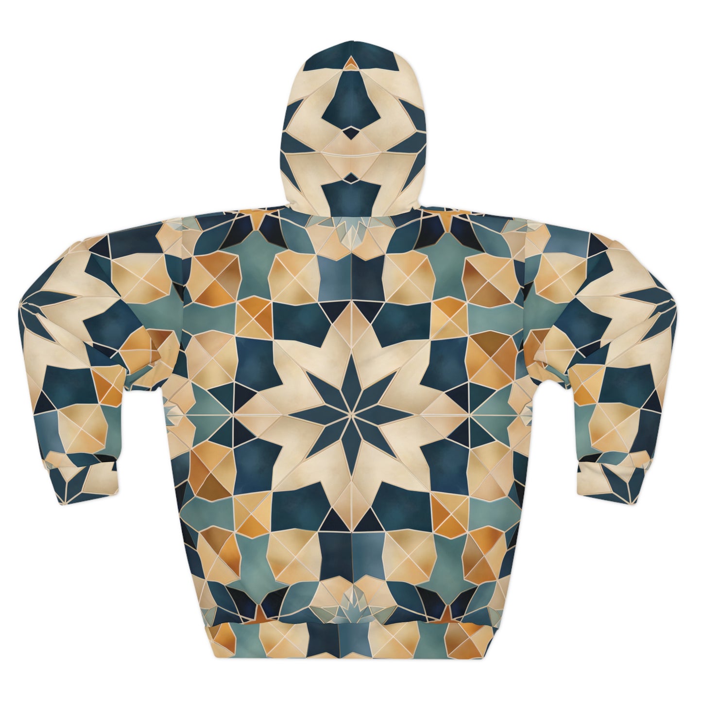 Moroccan Tile and Carpet Fusion Hoodie