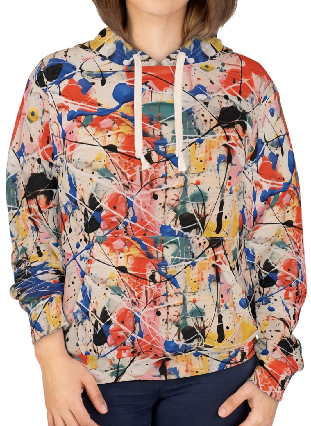 Abstract Jackson Pollock Inspired Hoodie