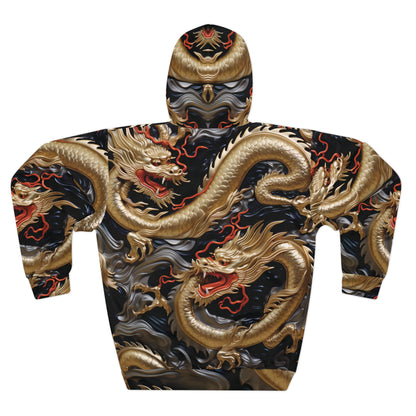 Golden Chinese Dragon Hoodie