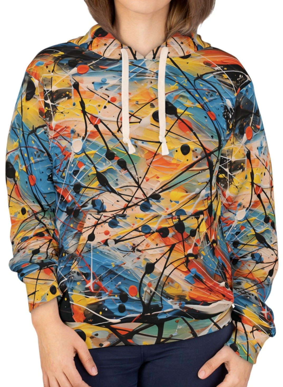 Abstract Inspiration Of Jackson Pollock Hoodie