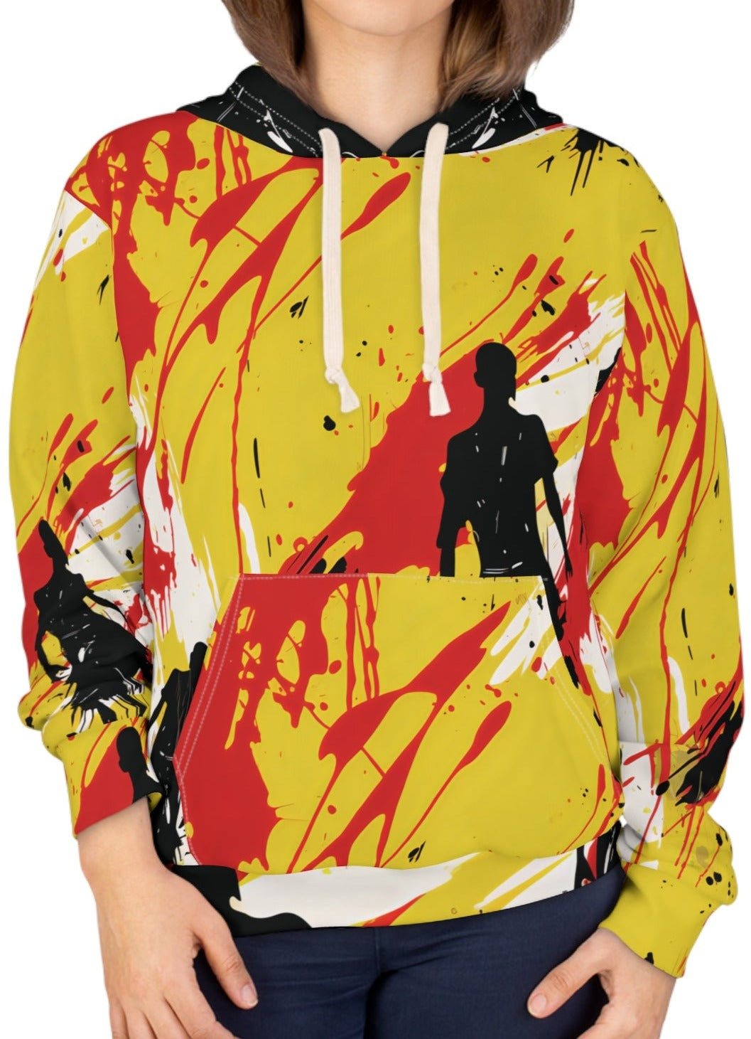 Kill Bill Inspired Splatter Hoodie