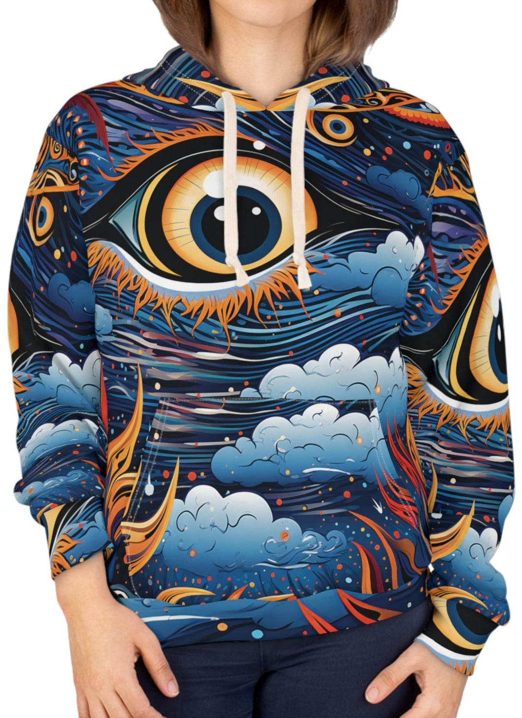 Cloudy Windy Eyes Hoodie