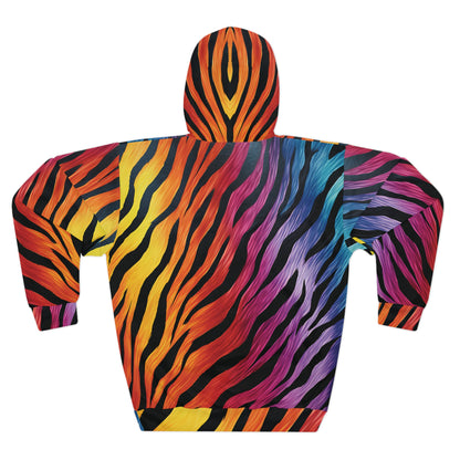 Colorful Electrifying Zebra Hoodie