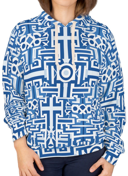 Greek Traditional Ornament Hoodie