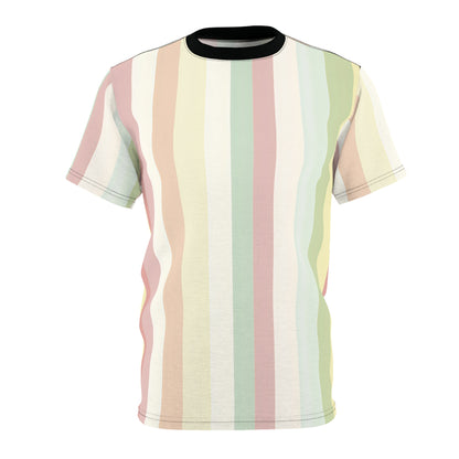 Pastel Vertical Stripes T-Shirt