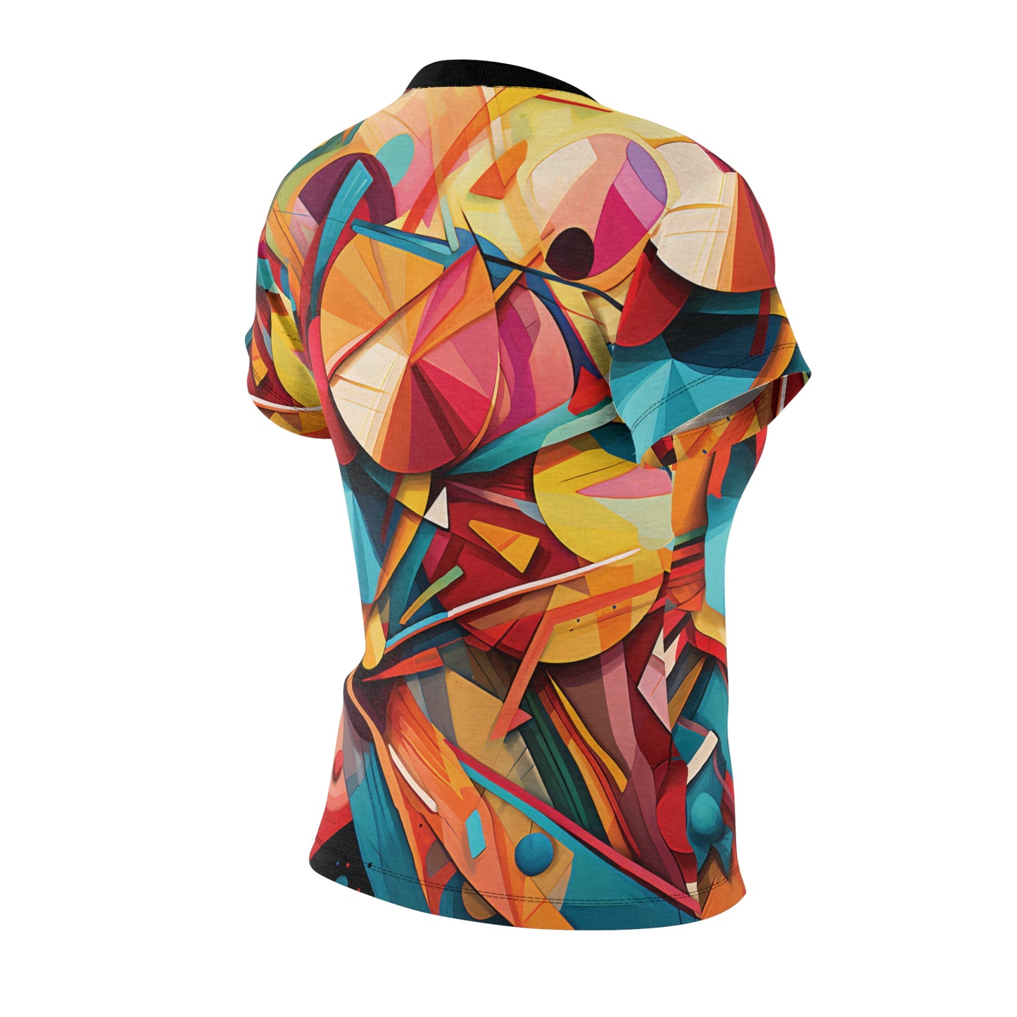 Abstract Colorful Geometrical Artwork T-Shirt