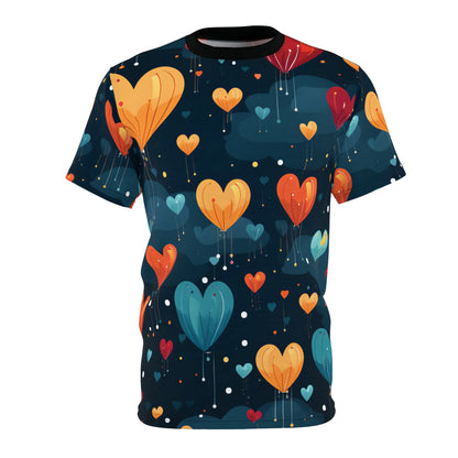 Hearts Rain Down Baloons T-Shirt