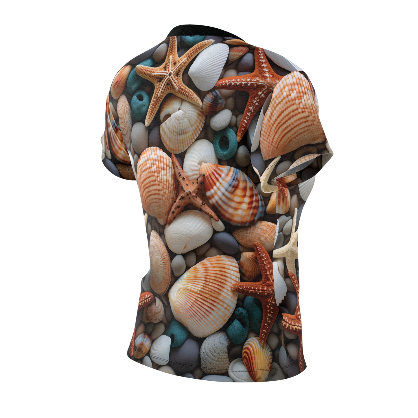 Rocky Beach with Shells T-Shirt