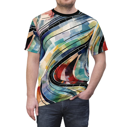 Artistic Crazy Paint Pattern T-Shirt