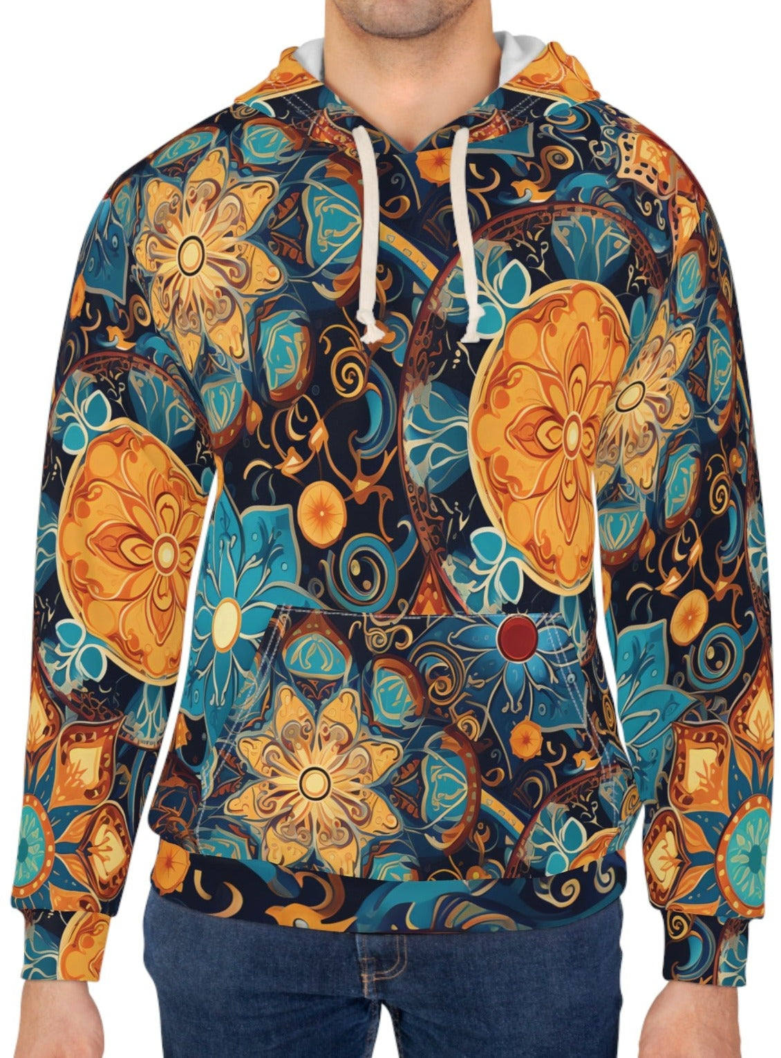 Indian Flowers And Ornaments Hoodie