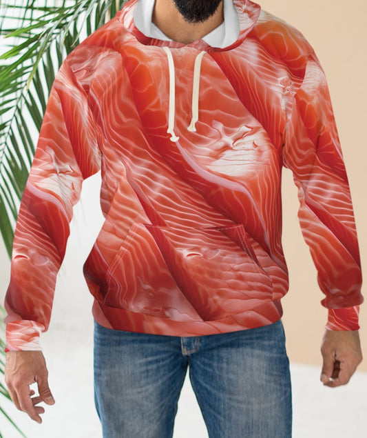 Salmon Meat Texture Hoodie