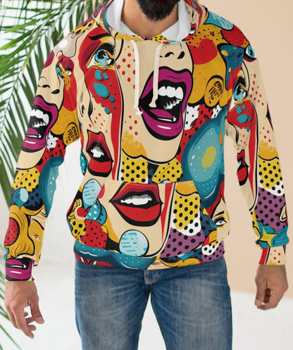 Pop Art Chick Funky Hoodie