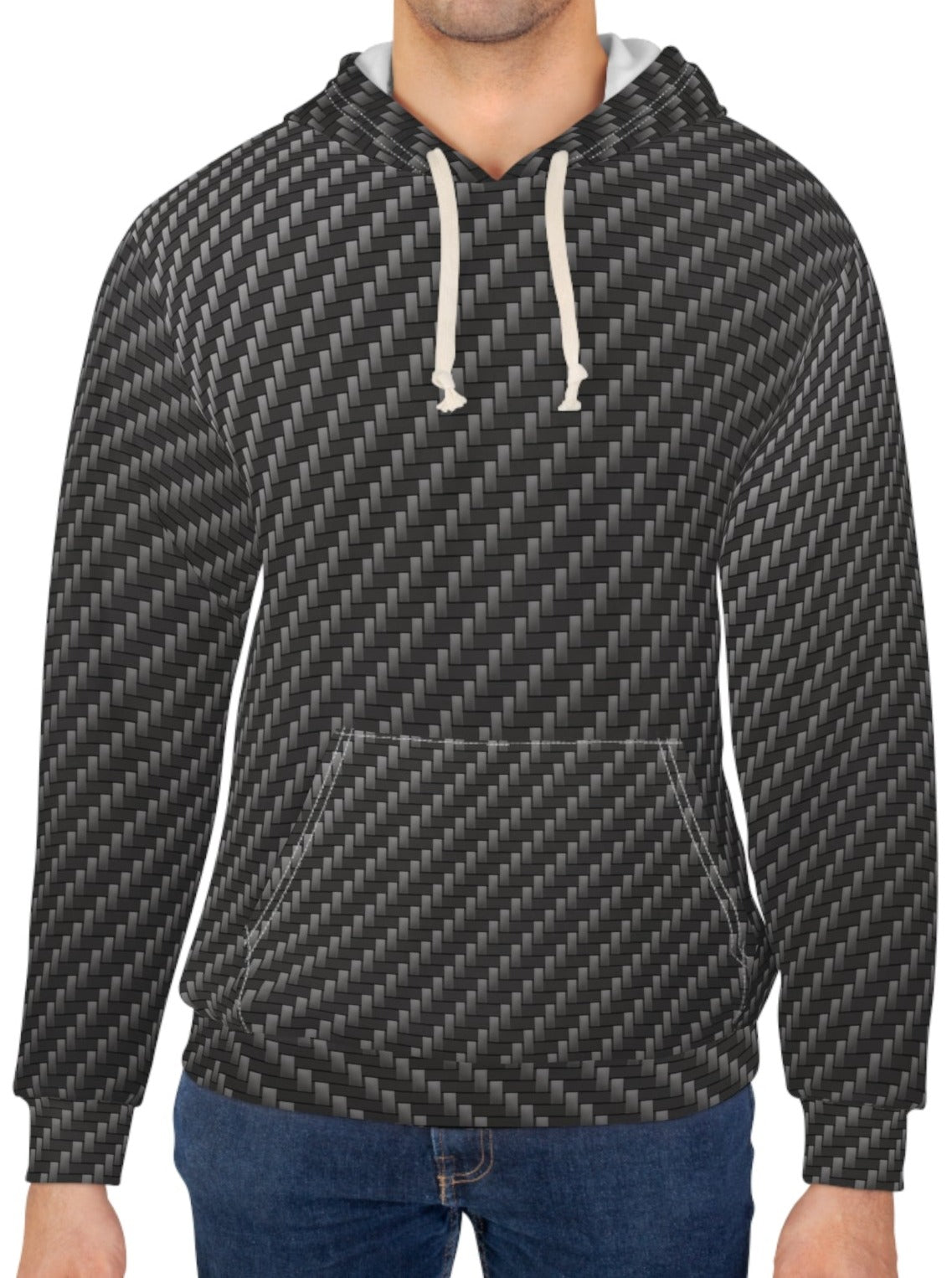 Carbon Fibre Pattern Hoodie