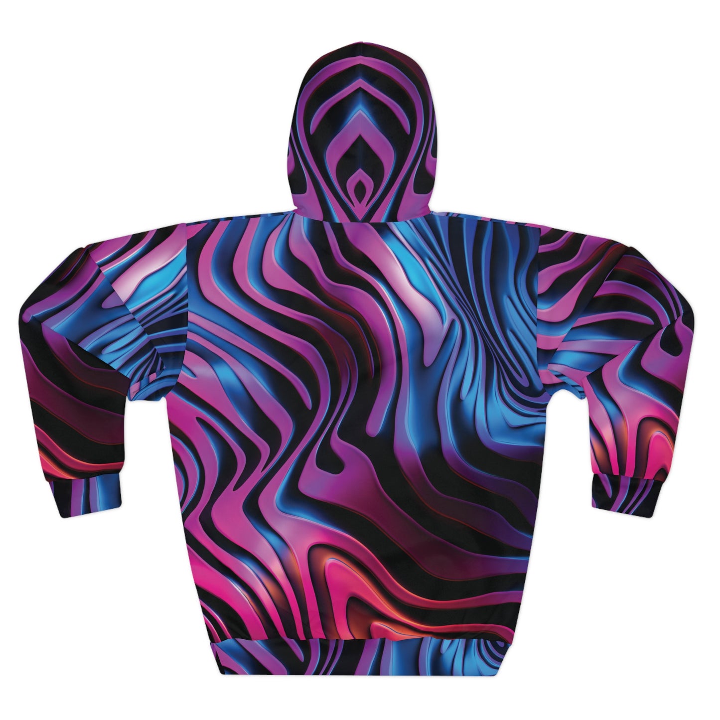 Stylish Colorful Zebra Skin Hoodie