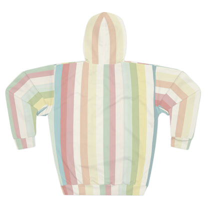 Pastel Vertical Stripes Hoodie