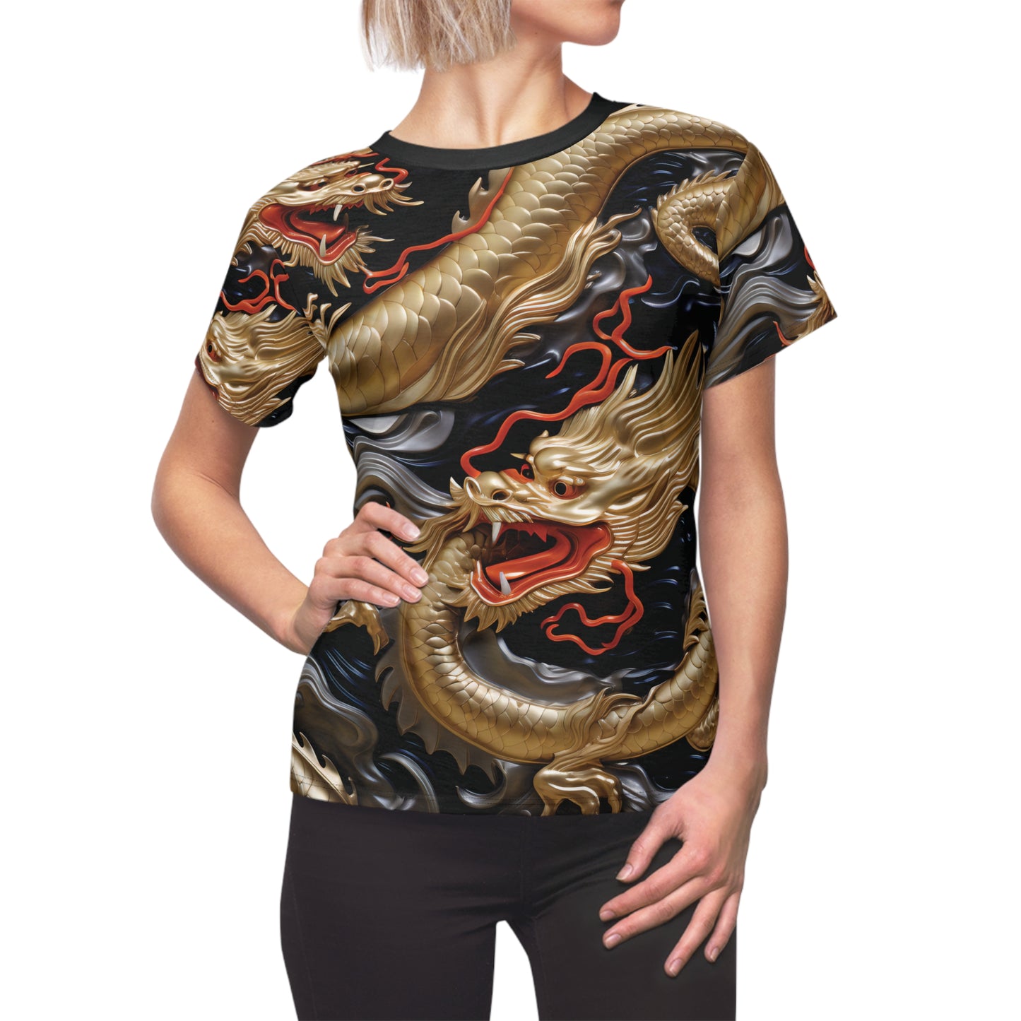 Golden Chinese Dragon T-Shirt