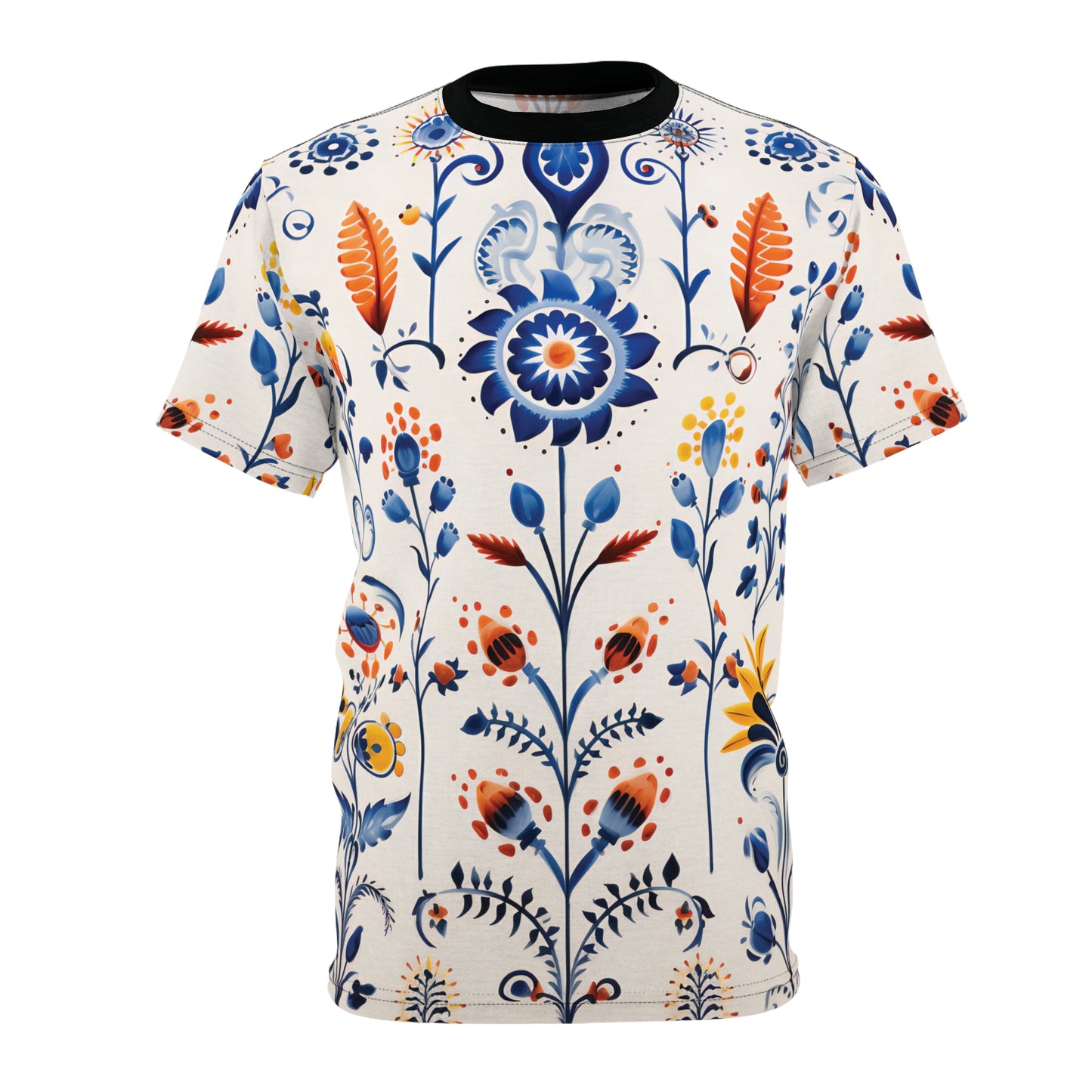 Traditional Flower Ornaments T-Shirt