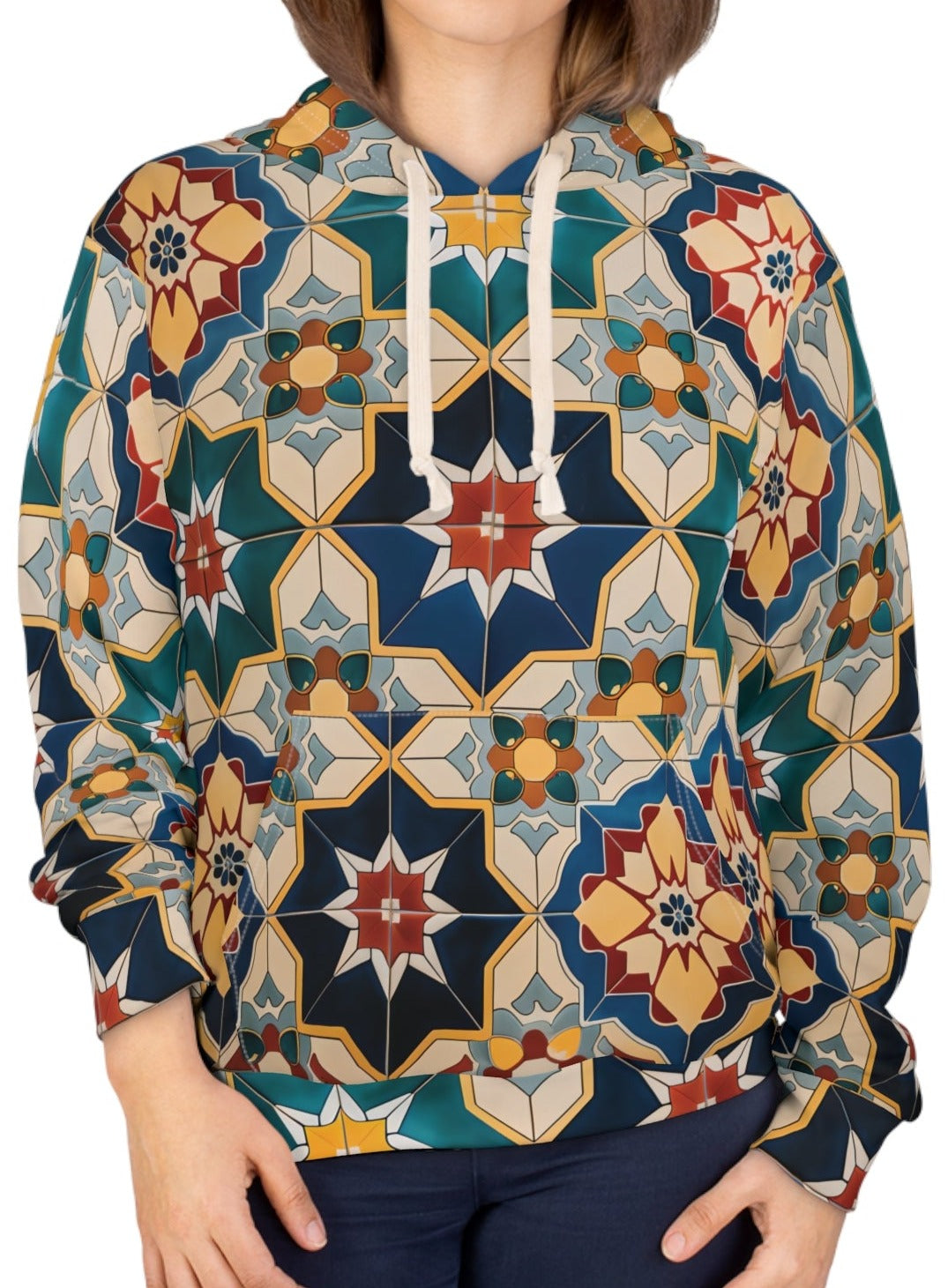 Moroccan Ornaments Carpet Hoodie