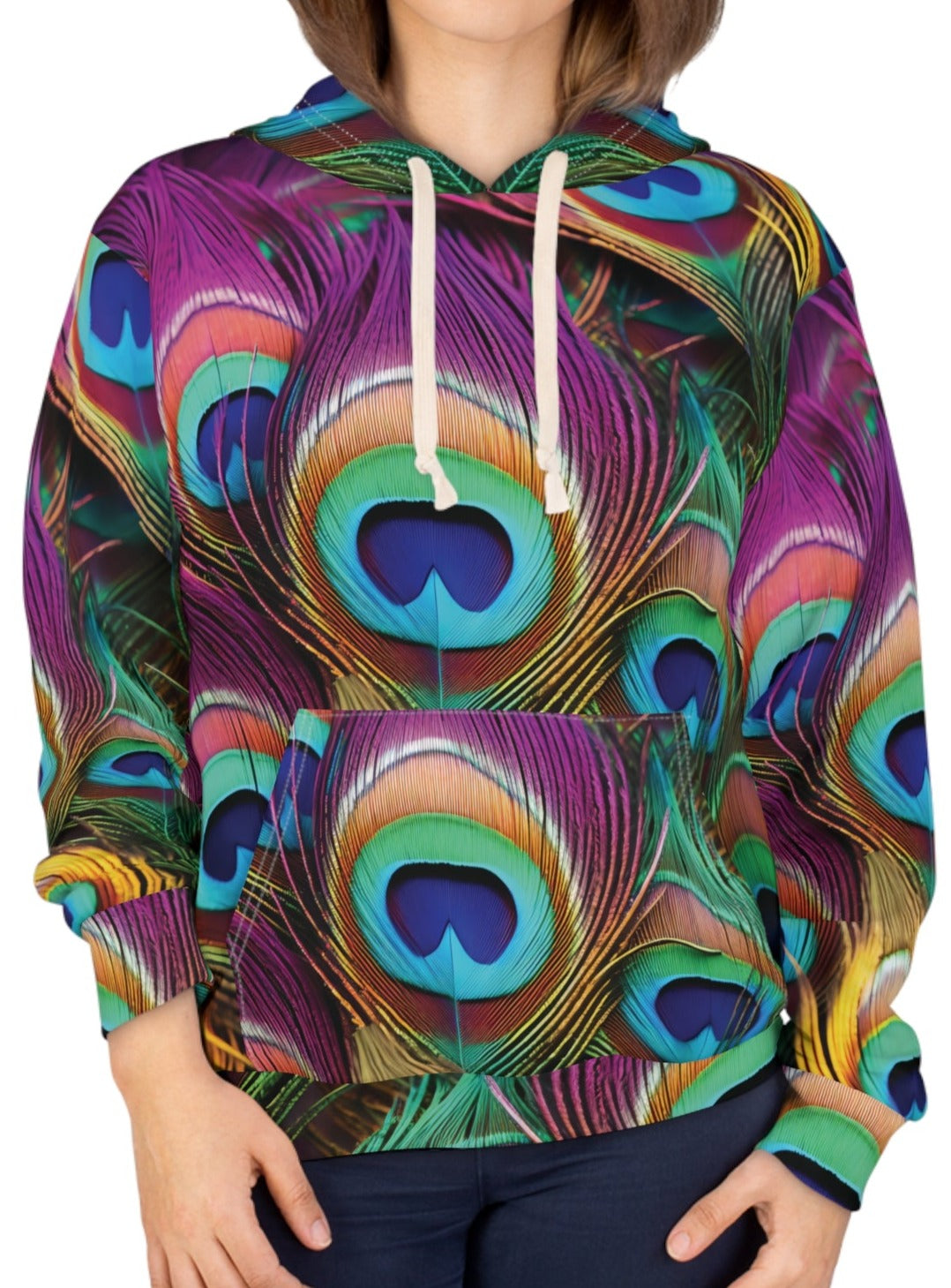 Shocking Peacock Eyes Hoodie