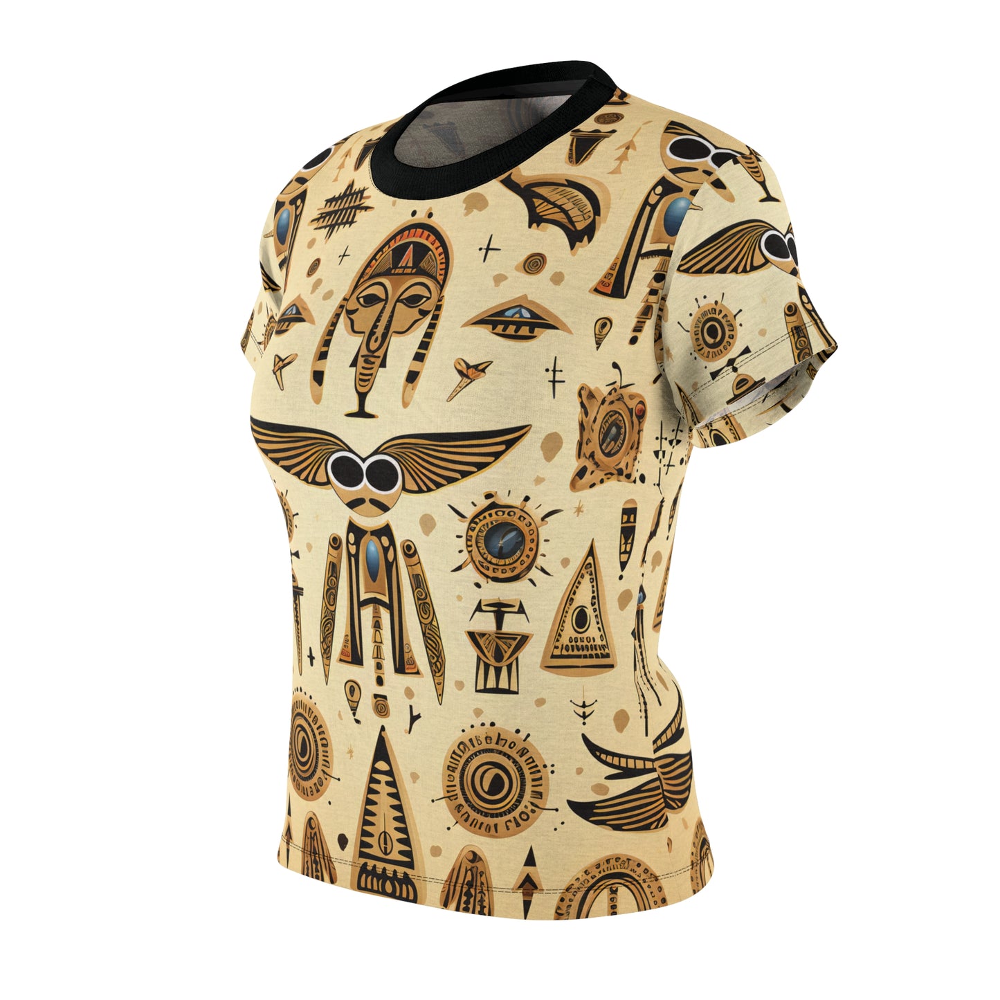 Egyptian and Aztec Hieroglyphics Fusion T-Shirt