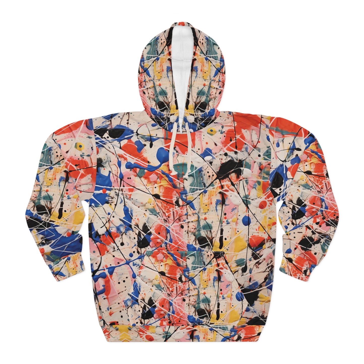 Abstract Jackson Pollock Inspired Hoodie