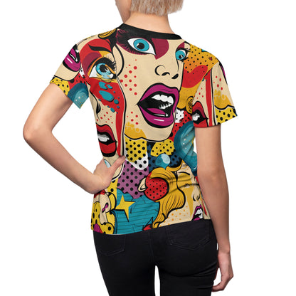 Pop Art Chick Funky T-Shirt