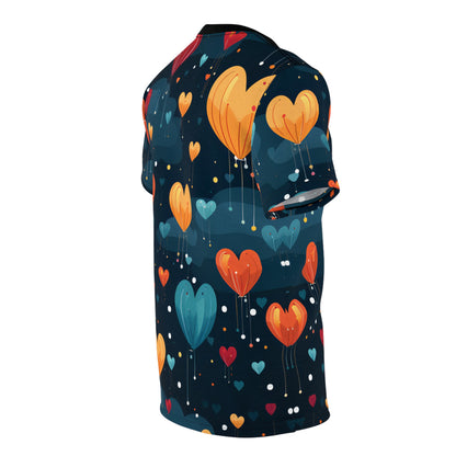 Hearts Rain Down Baloons T-Shirt