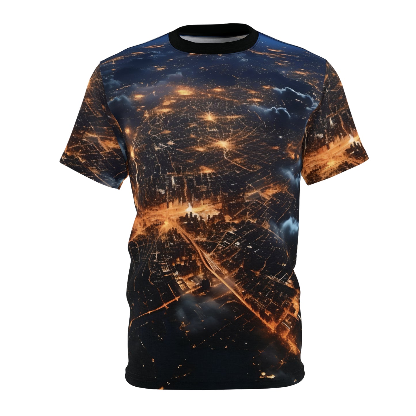 Night City From Space T-Shirt