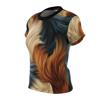 Alf and Border Collie Dog Fur Fusion T-Shirt