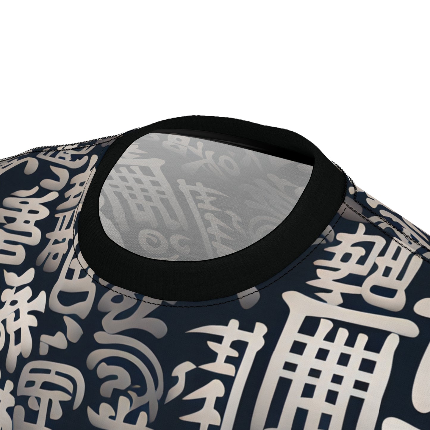 Shiny Silver Chinese Symbols T-Shirt