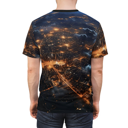 Night City From Space T-Shirt